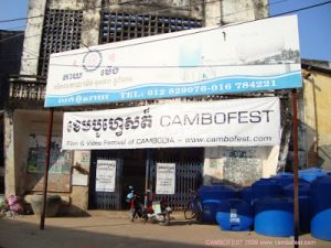 CamboFest cambodia film festival restores the old Royal cinema hall in Kampot for their international film festival